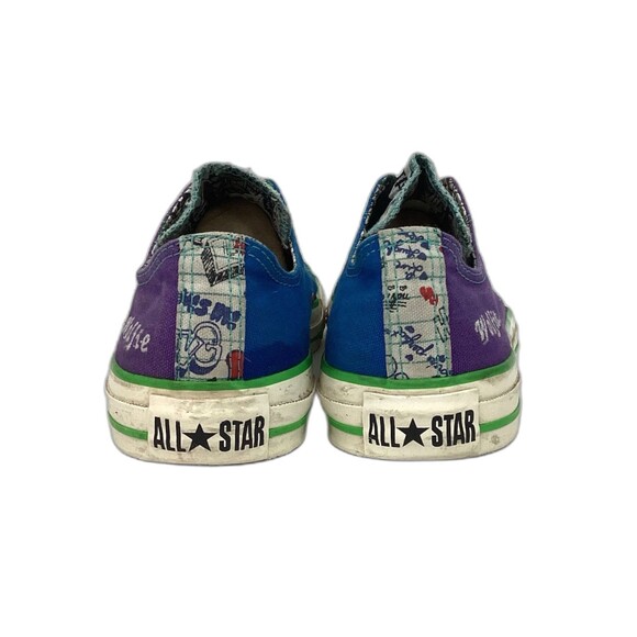 Converse All-Star Men's 7/Womens 9 Colorblock Purple & Blue Wolfie Skate 122683F - Picture 3 of 11